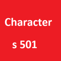 Character s 501